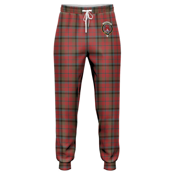 MacNaughton Weathered Clan Badge Tartan Jogger Pants