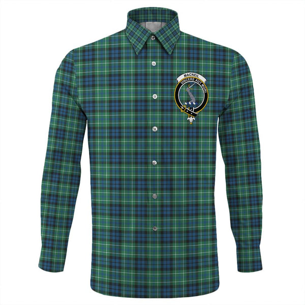 MacNeill of Colonsay Ancient Tartan Classic Crest Long Sleeve Button Shirt