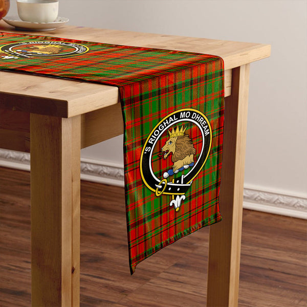 MacNeish Ancient Clan Badge Tartan Table Runner