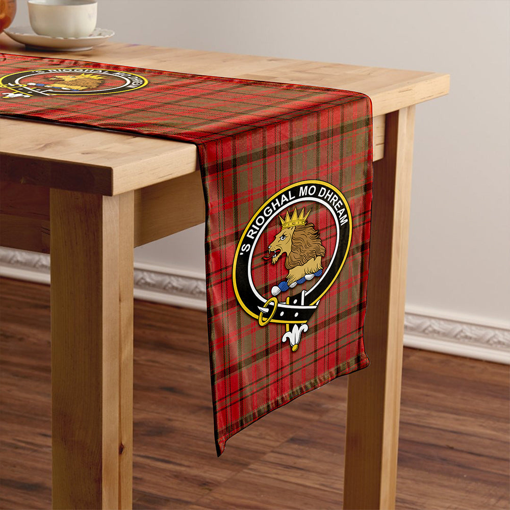 MacNeish Weathered Clan Badge Tartan Table Runner