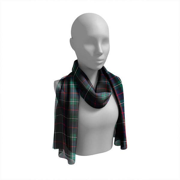 MacPhail Hunting Modern Tartan Classic Silk Habotai Long Scarf