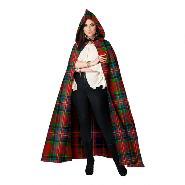 MacPherson Ancient Clan Badge Tartan Hooded Cloak