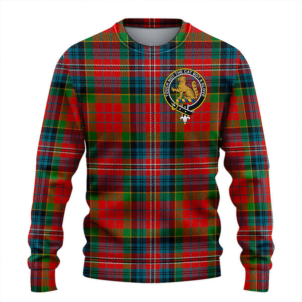 MacPherson Ancient Clan Badge Tartan Knitted Sweater