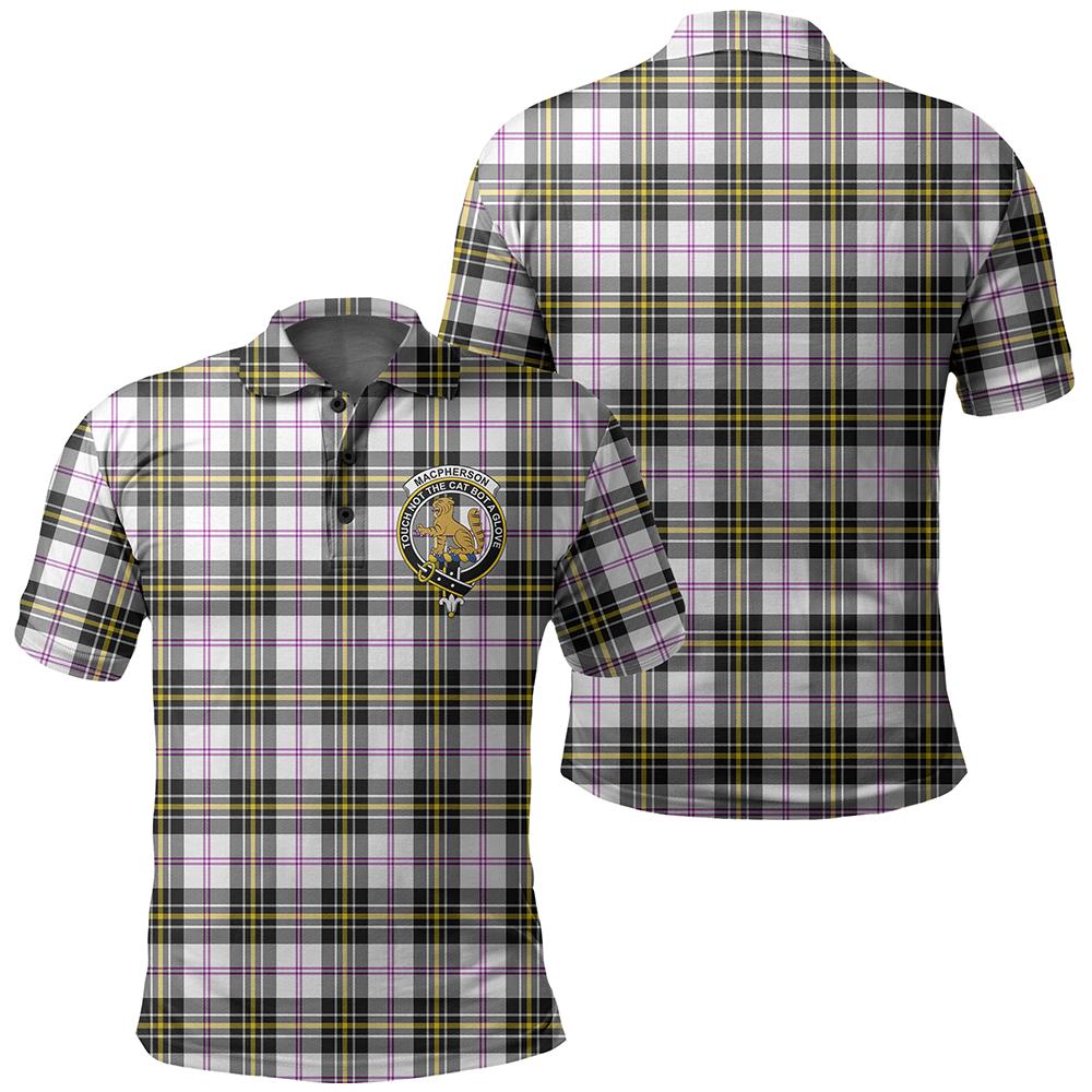 MacPherson Dress Modern Tartan Classic Crest Polo Shirt