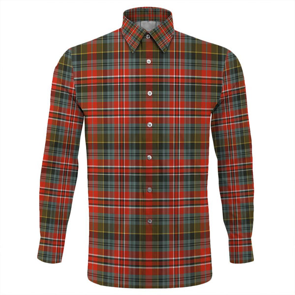 MacPherson Weathered Tartan Classic Long Sleeve Button Shirt