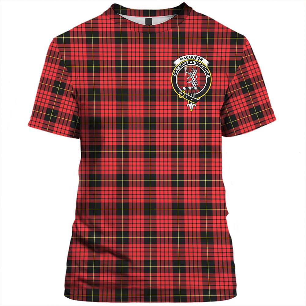 MacQueen Modern Tartan Classic Crest T-Shirt