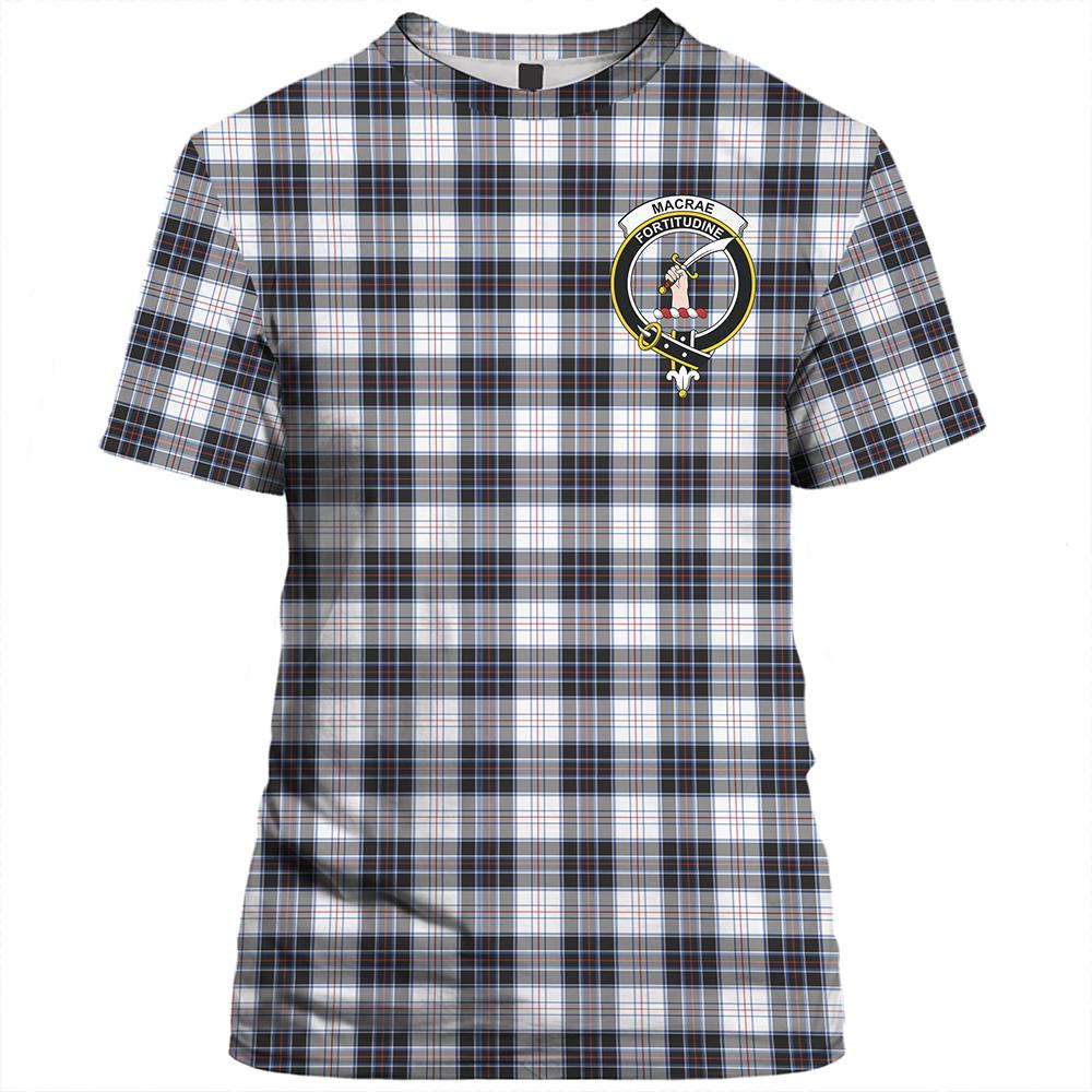 MacRae Dress Modern Tartan Classic Crest T-Shirt