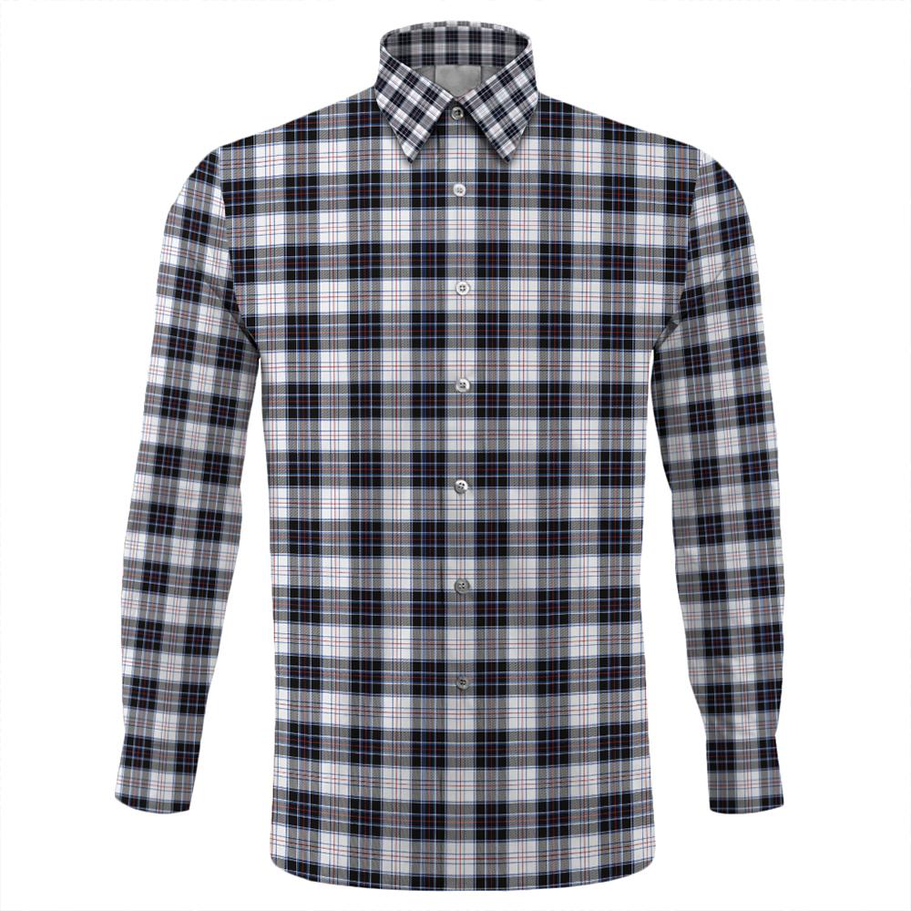 MacRae Dress Modern Tartan Classic Long Sleeve Button Shirt