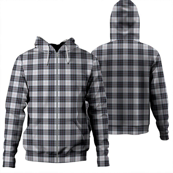 MacRae Dress Modern Tartan Classic Zipper Hoodie