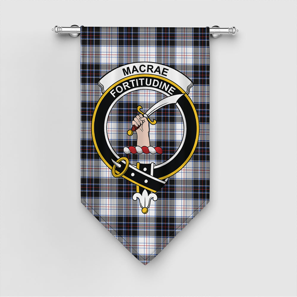 MacRae Dress Modern Tartan Classic Crest Gonfalon