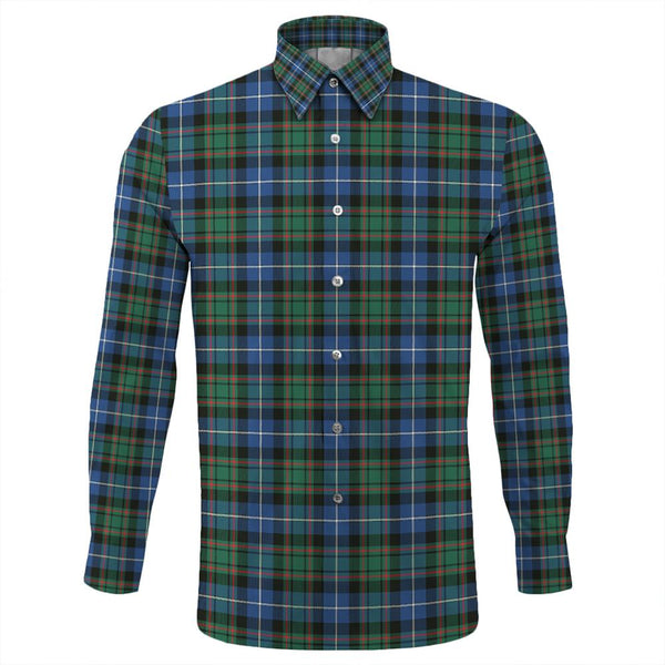 MacRae Hunting Ancient Tartan Classic Long Sleeve Button Shirt