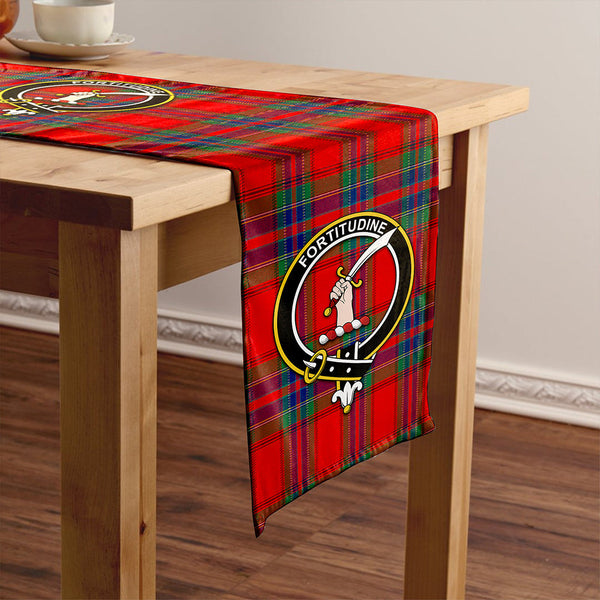 MacRae of Ardentoul Modern Clan Badge Tartan Table Runner