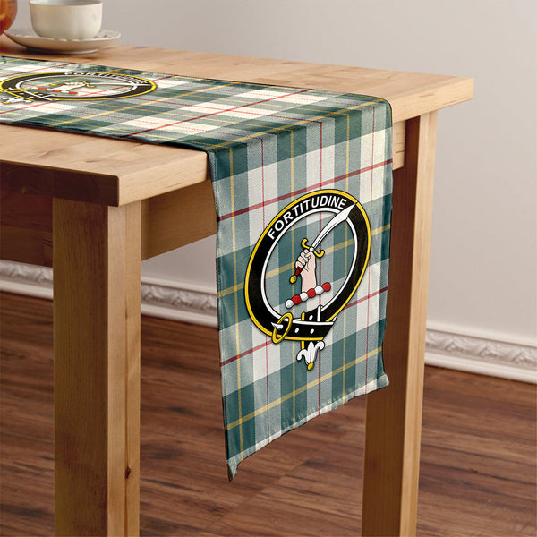 MacRae of Conchra Weathered Clan Badge Tartan Table Runner