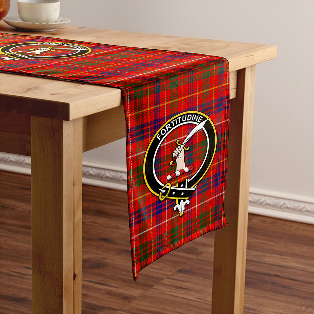 MacRae of Inverinate Modern Clan Badge Tartan Table Runner