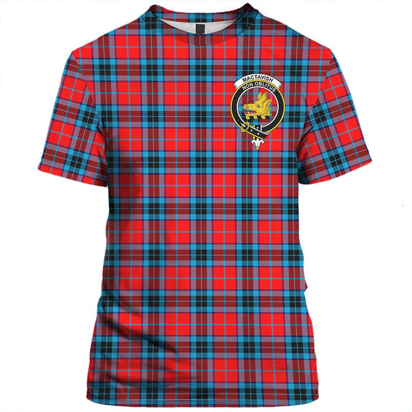 MacTavish Modern Tartan Classic Crest T-Shirt