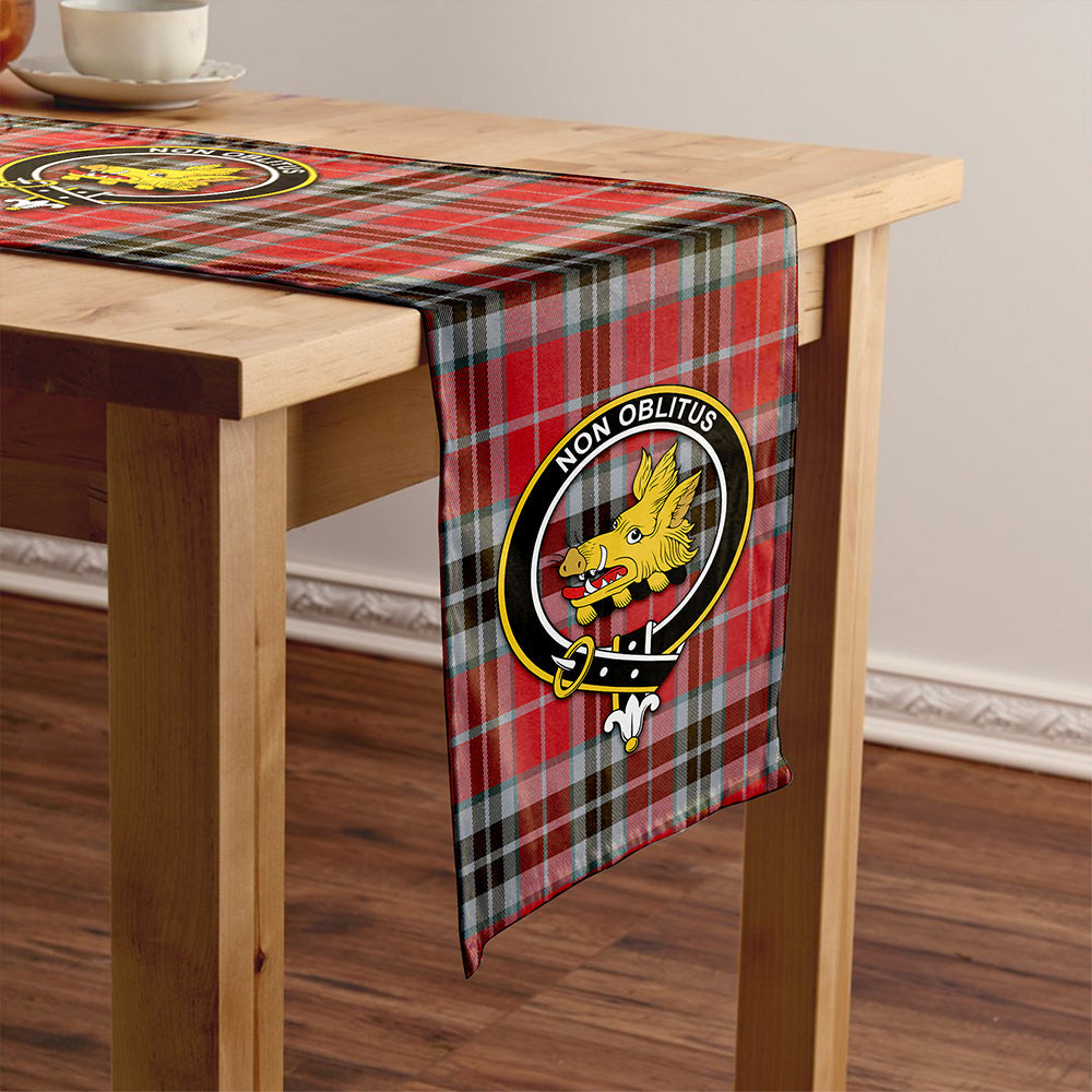 MacTavish Ancient Clan Badge Tartan Table Runner