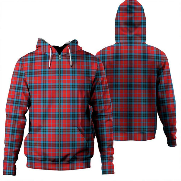 MacTavish Modern Tartan Classic Zipper Hoodie