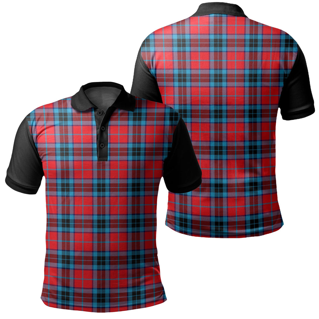 MacTavish Modern Tartan Classic Polo Shirt Black Neck 1 Style