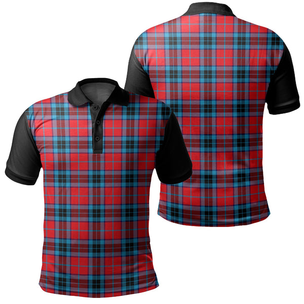 MacTavish Modern Tartan Classic Polo Shirt Black Neck 1 Style