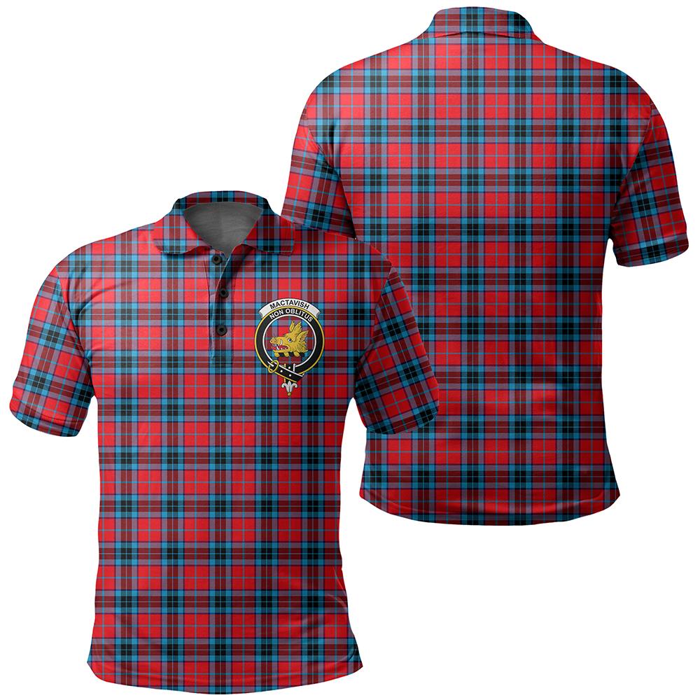 MacTavish Modern Tartan Classic Crest Polo Shirt