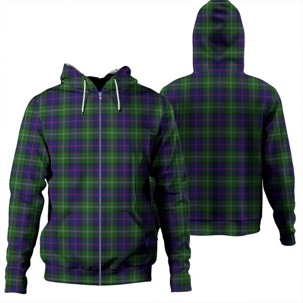 MacThomas Modern Tartan Classic Zipper Hoodie