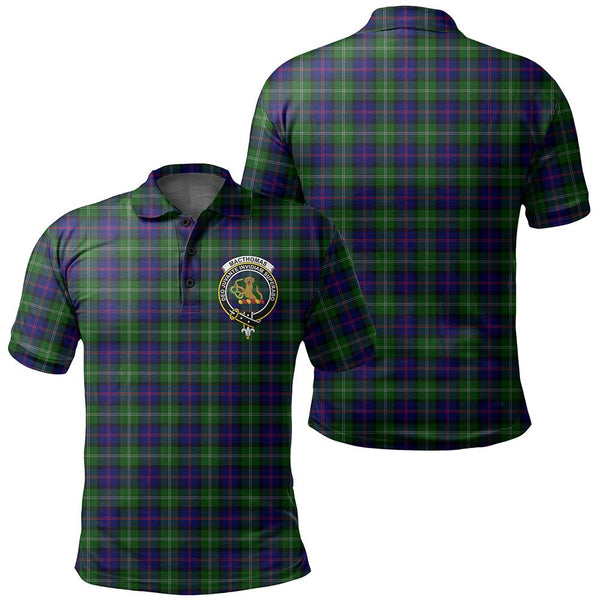 MacThomas Modern Tartan Classic Crest Polo Shirt