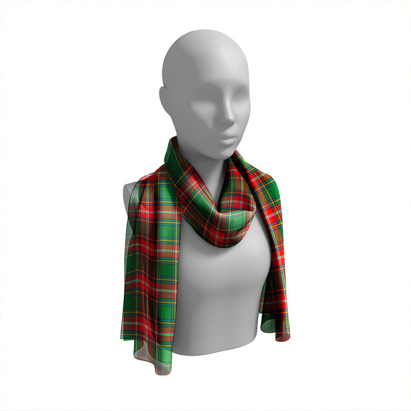 MacWhirter Ancient Tartan Classic Silk Habotai Long Scarf