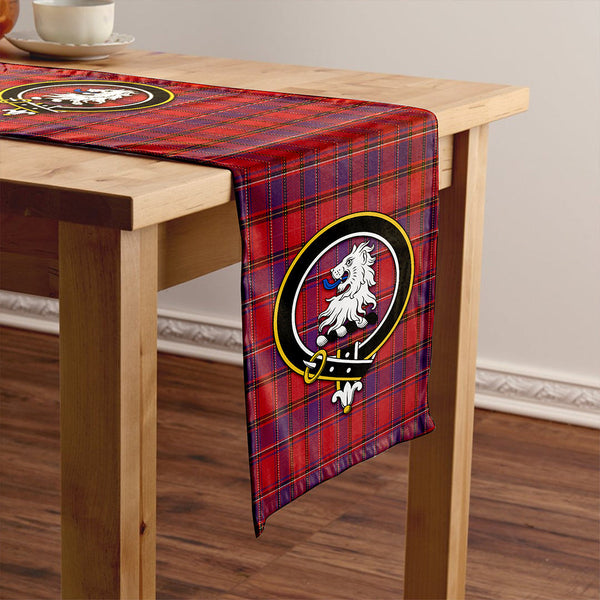 Mair Weathered Clan Badge Tartan Table Runner