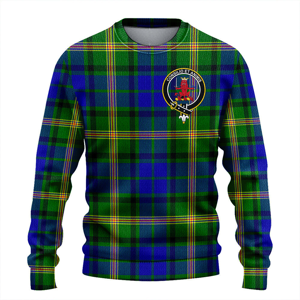 Maitland Clan Badge Tartan Knitted Sweater