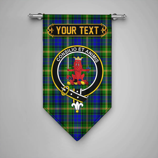 Maitland Clan Badge Tartan Gonfalon Personalize