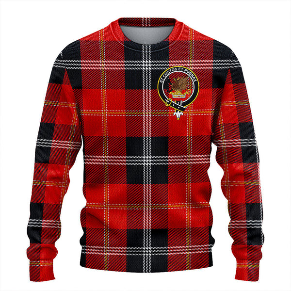 Marjoribanks Ancient Clan Badge Tartan Knitted Sweater