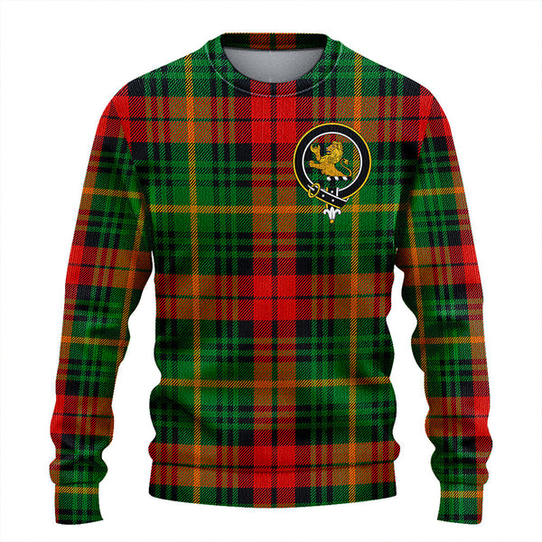 Martin Ancient Clan Badge Tartan Knitted Sweater