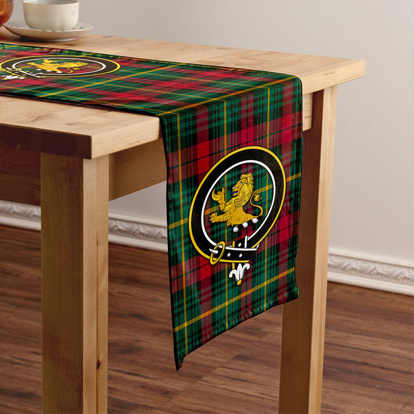 Martin Modern Clan Badge Tartan Table Runner