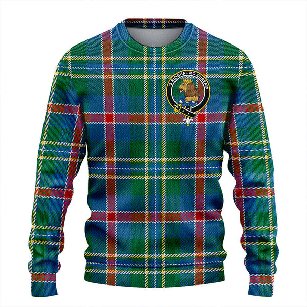 Mary, Queen of Scots Ancient Clan Badge Tartan Knitted Sweater