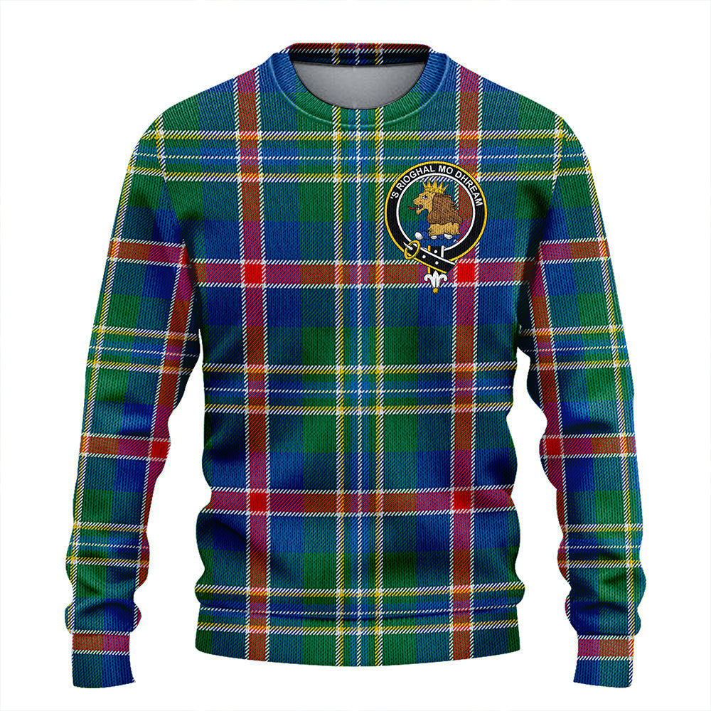 Mary, Queen of Scots Modern Clan Badge Tartan Knitted Sweater