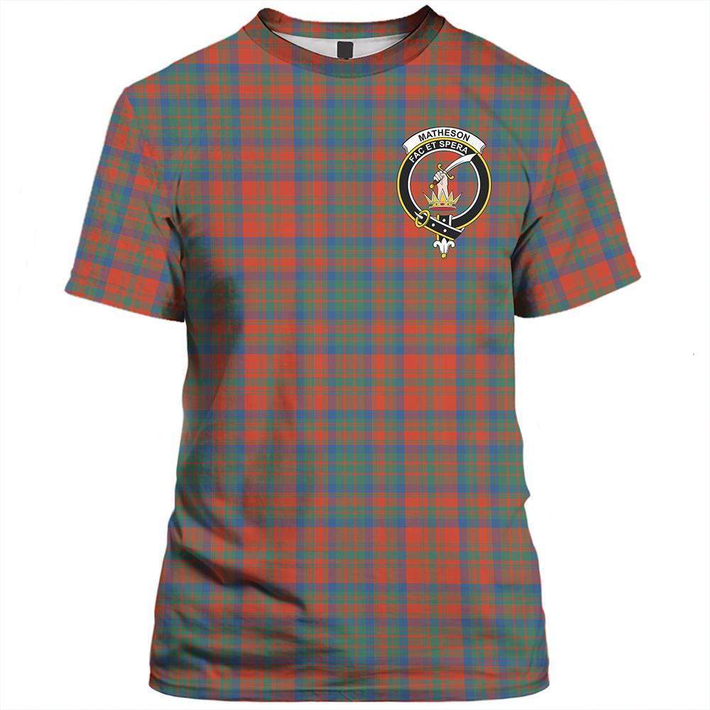 Matheson Ancient Tartan Classic Crest T-Shirt