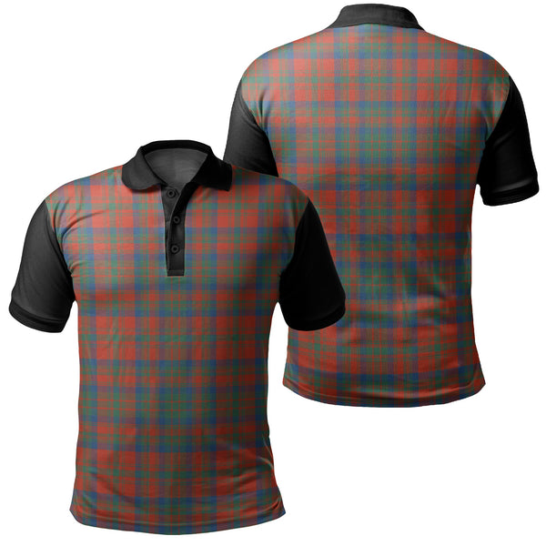 Matheson Ancient Tartan Classic Polo Shirt Black Neck 1 Style