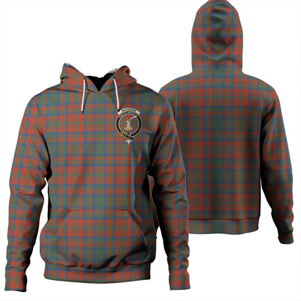 Matheson Ancient Tartan Classic Crest Hoodie