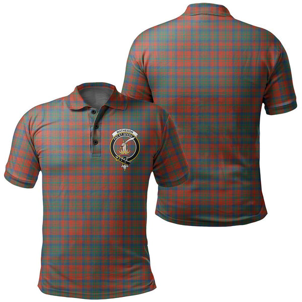 Matheson Ancient Tartan Classic Crest Polo Shirt