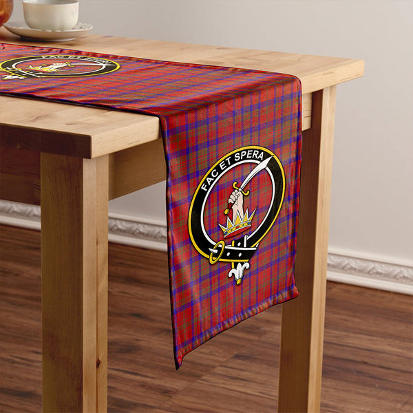 Matheson Weathered Clan Badge Tartan Table Runner