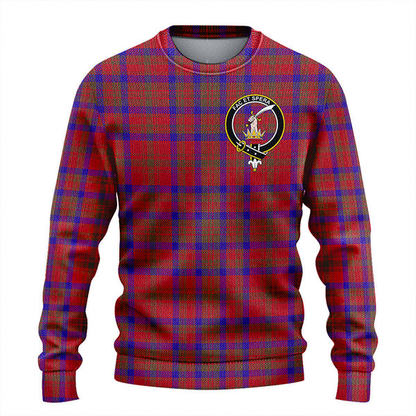 Matheson Weathered Clan Badge Tartan Knitted Sweater