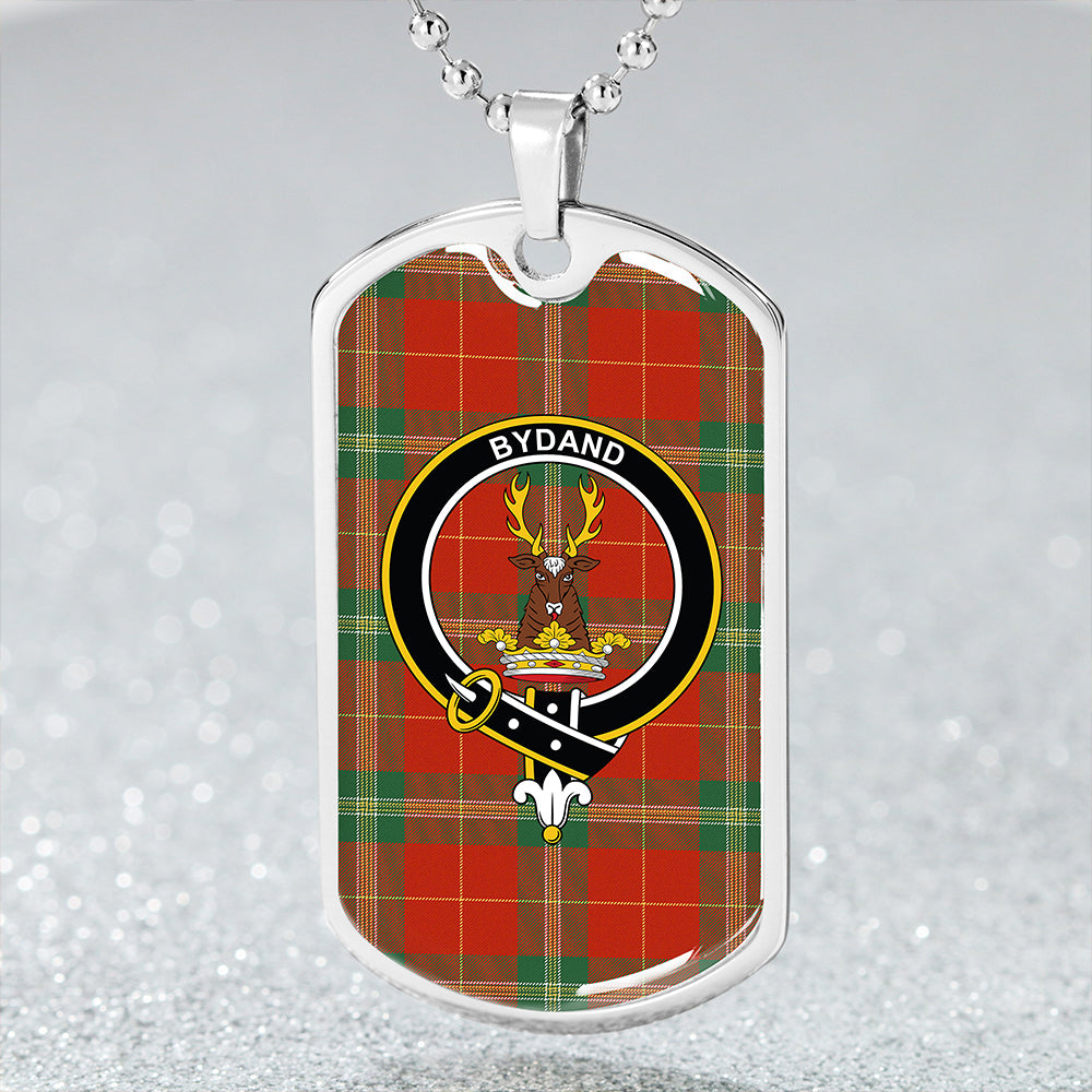 Maver Ancient Clan Badge Classic Tartan Dog Tag Necklace