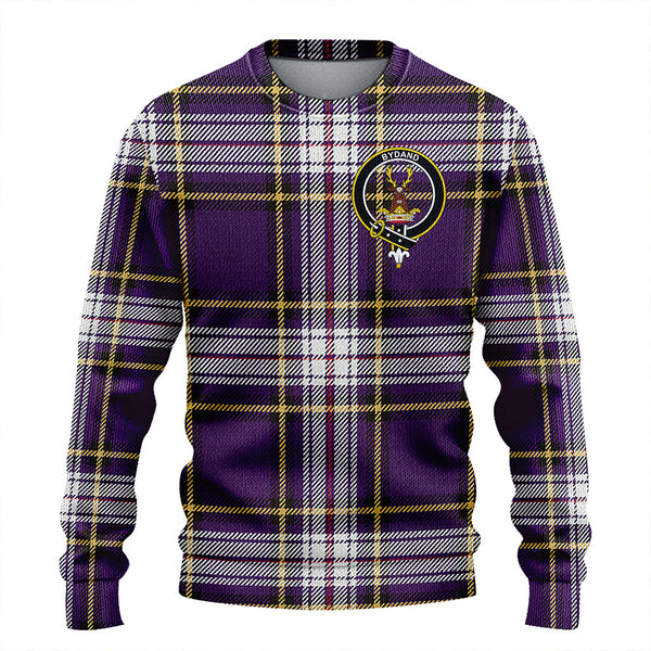 Maver Dress Weathered Clan Badge Tartan Knitted Sweater