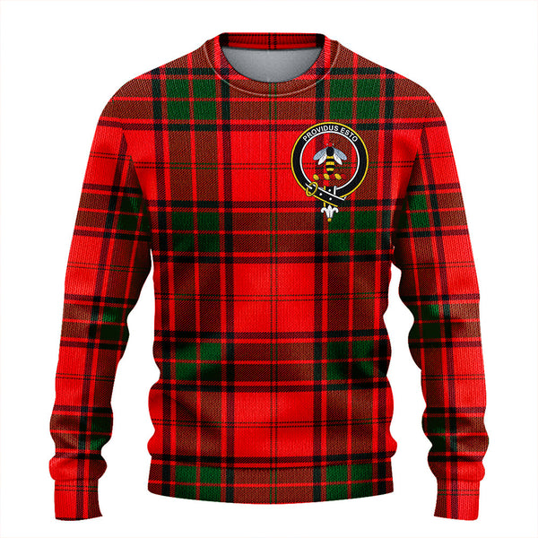 Maxtone Clan Badge Tartan Knitted Sweater