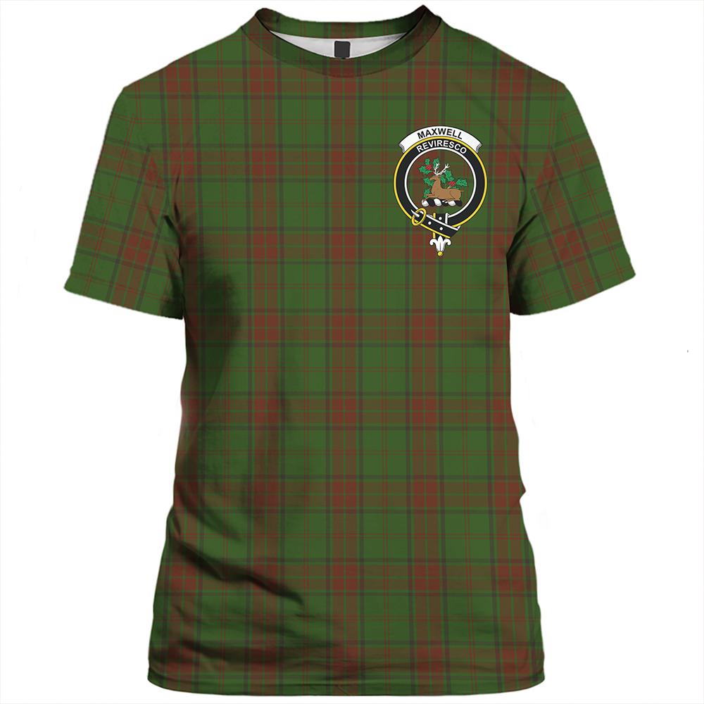 Maxwell Hunting Tartan Classic Crest T-Shirt