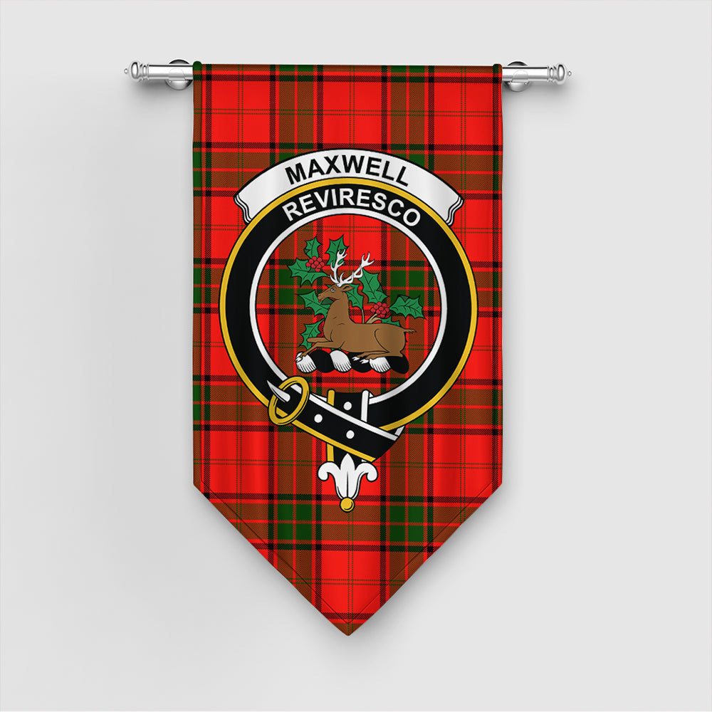 Maxwell Modern Tartan Classic Crest Gonfalon