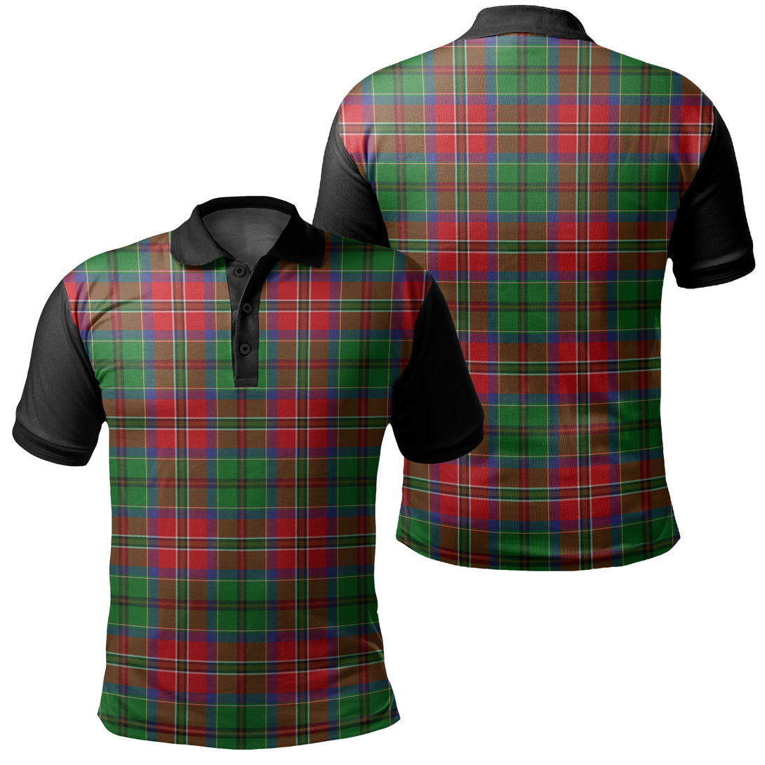 McCulloch Tartan Classic Polo Shirt Black Neck 1 Style