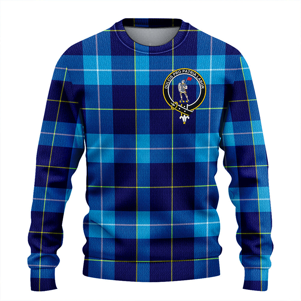 McKerrell Clan Badge Tartan Knitted Sweater