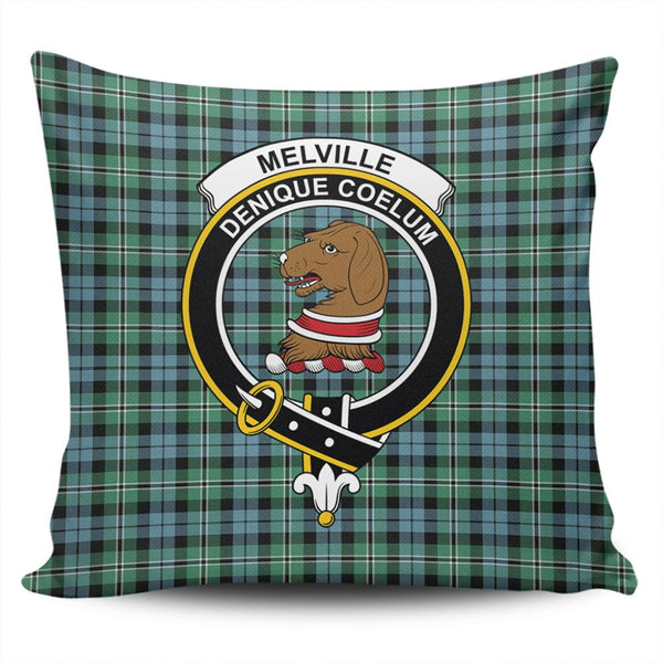 Melville Tartan Classic Crest Pillow Cover