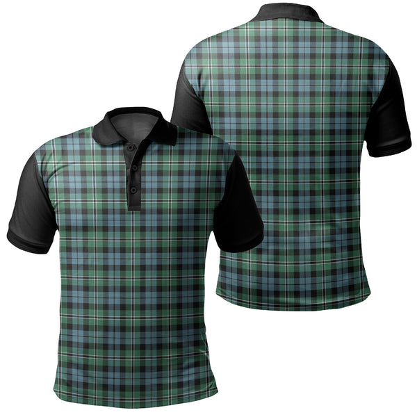 Melville Tartan Classic Polo Shirt Black Neck 1 Style